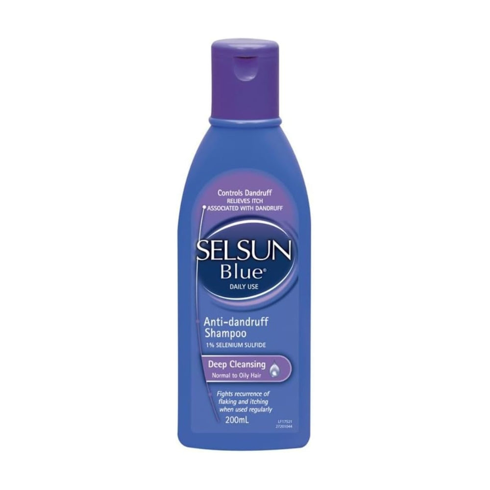 Selsun Blue Deep Cleansing Anti-Dandruff Shampoo, 200ml (Exp 03/28)