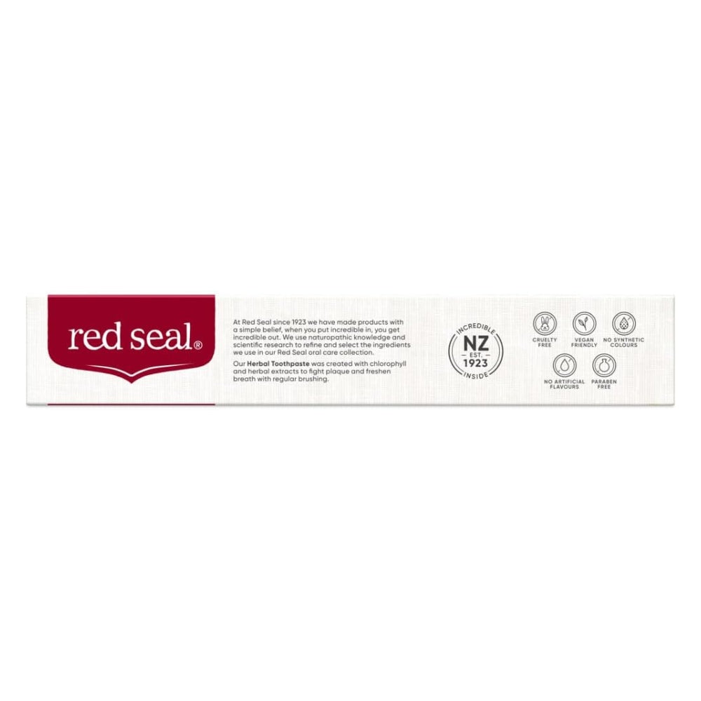 Red Seal Herbal Natural Toothpaste, 100g (Exp 06/27)