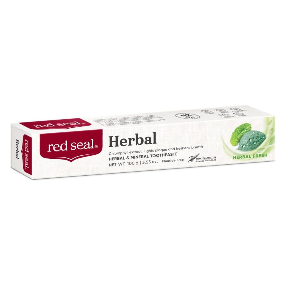 Red Seal Herbal Natural Toothpaste, 100g (Exp 06/27)