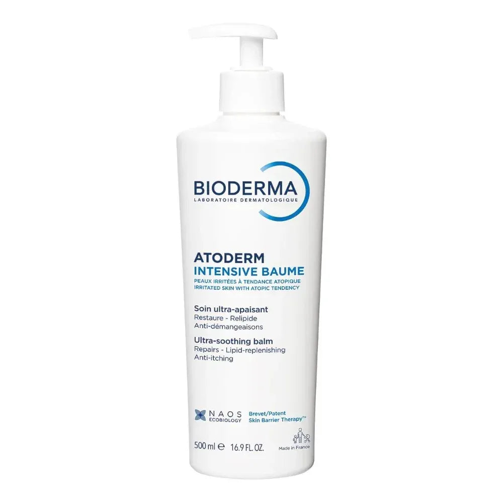 Bioderma Atoderm Intensive Baume Ultra-Soothing Balm, 500ml (1/2pk) - Pupsik Singapore
