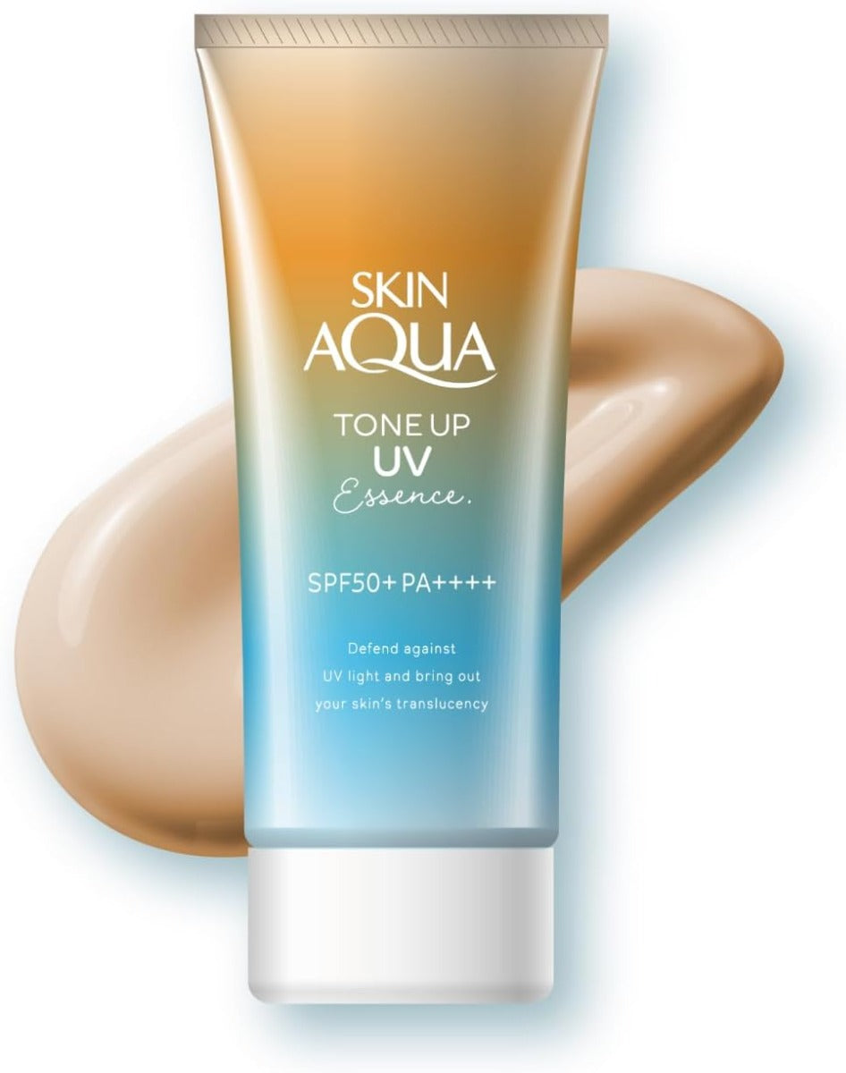 Skin Aqua Tone Up UV Essence Sunscreen SPF50+ PA++++, 80g - Latte Beige