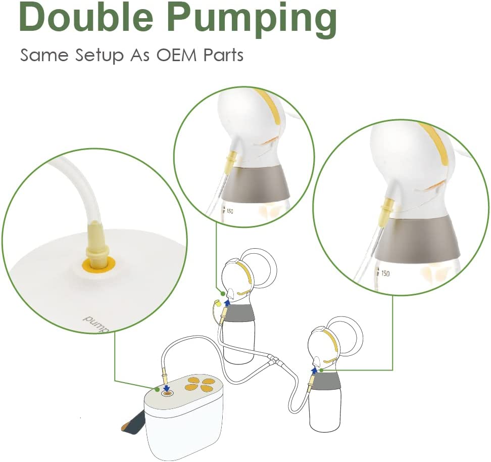 Maymom Tubing for Medela Pump in Style Max Flow Pump
