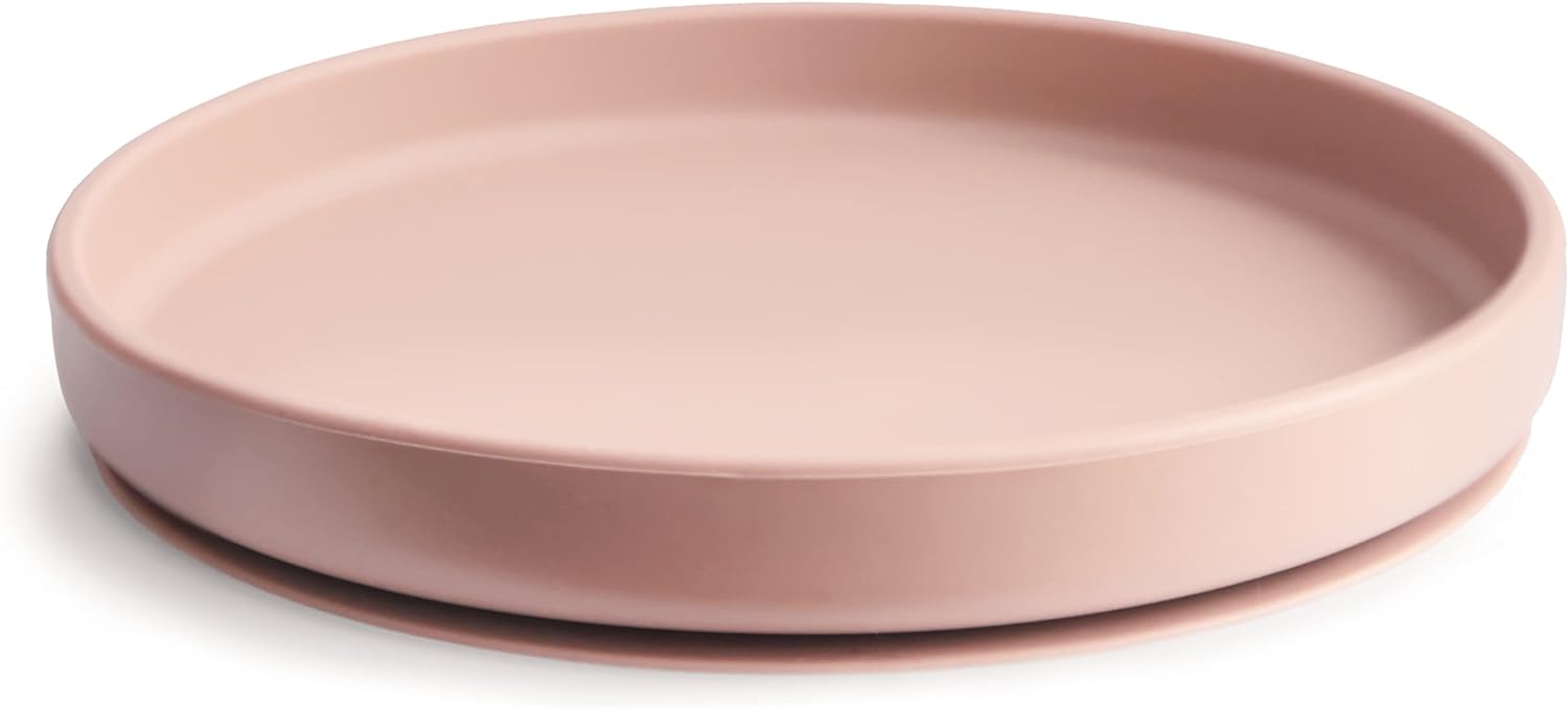 Mushie Classic Silicone Suction Plate (9 Colors) - Pupsik Singapore