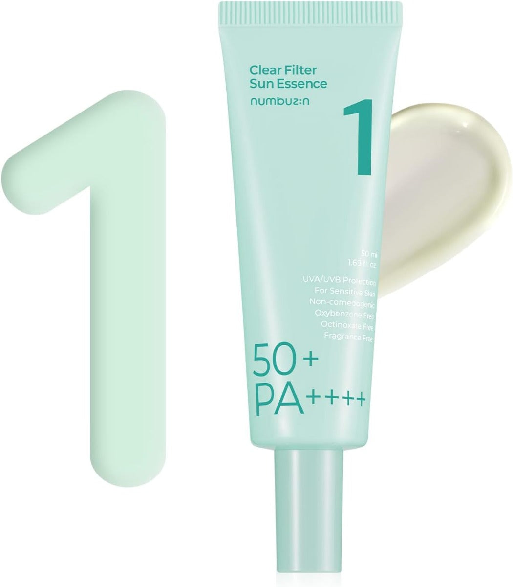 numbuzin No. 1 Clear Filter Sun Essence SPF50+ PA++++, 50ml (Exp 10/26)