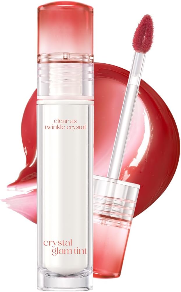 CLIO Crystal Glam Lip Tint, 3.4g (12 Shades) - Pupsik Singapore