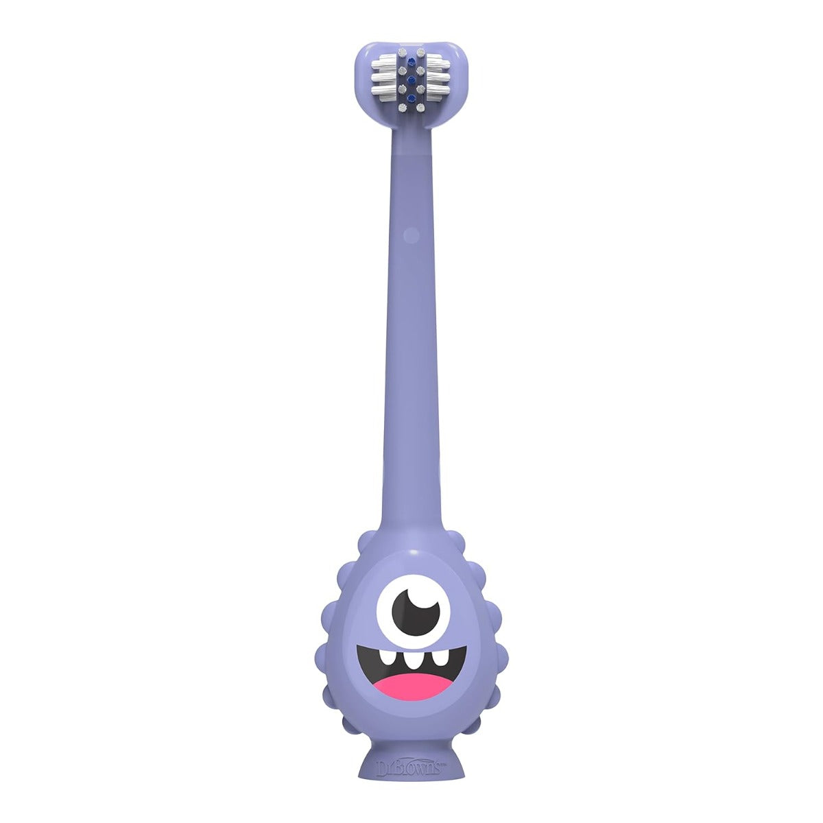 Dr. Brown's ToothScrubber Toddler Toothbrush - Purple Monster