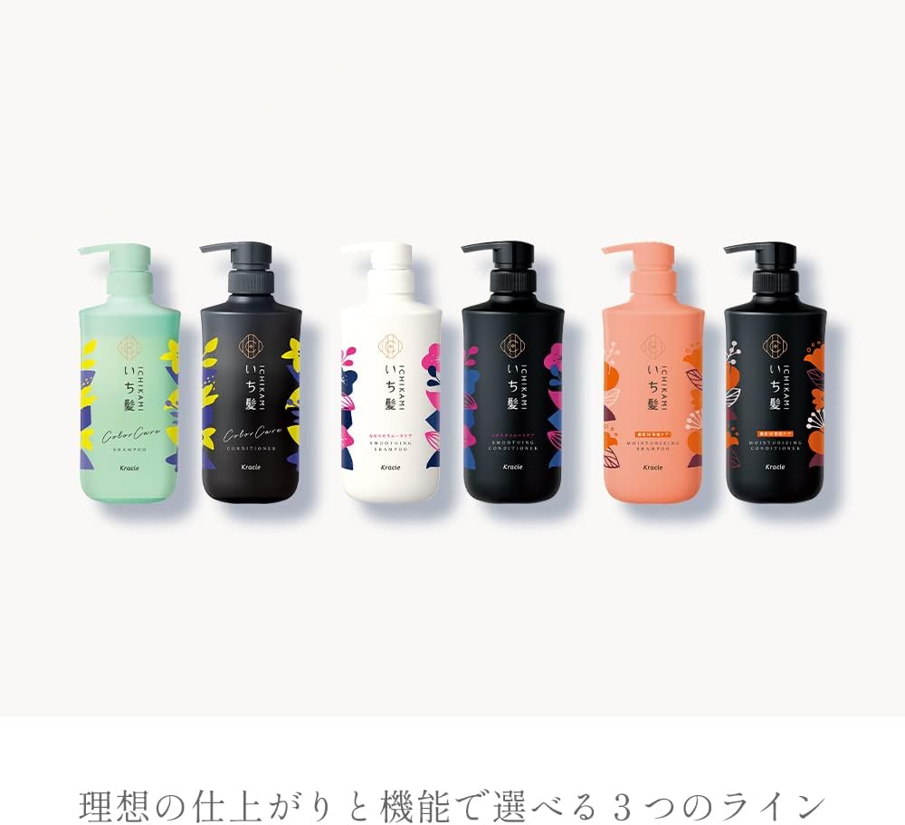 Kracie Ichikami Smoothing Shampoo, 480ml (exp 11/27)