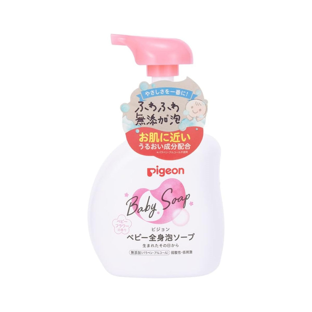 Pigeon Baby Body Foam Soap, 500ml (Floral Scented) - Exp 05/26