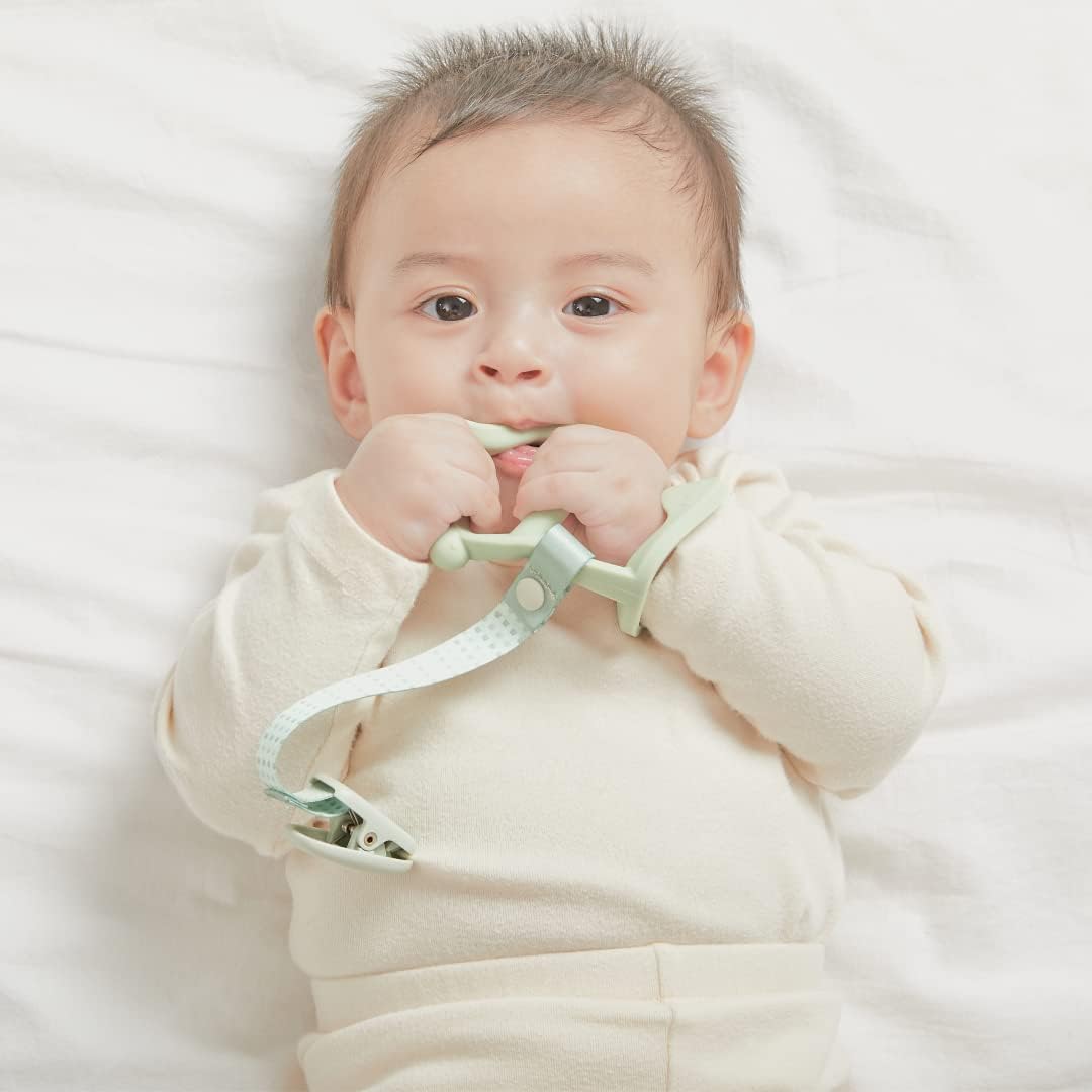 Moyuum Silicone Baby Wristband Teether Gift Set (2 Teethers + 1 Case) - 5 Designs - Pupsik Singapore