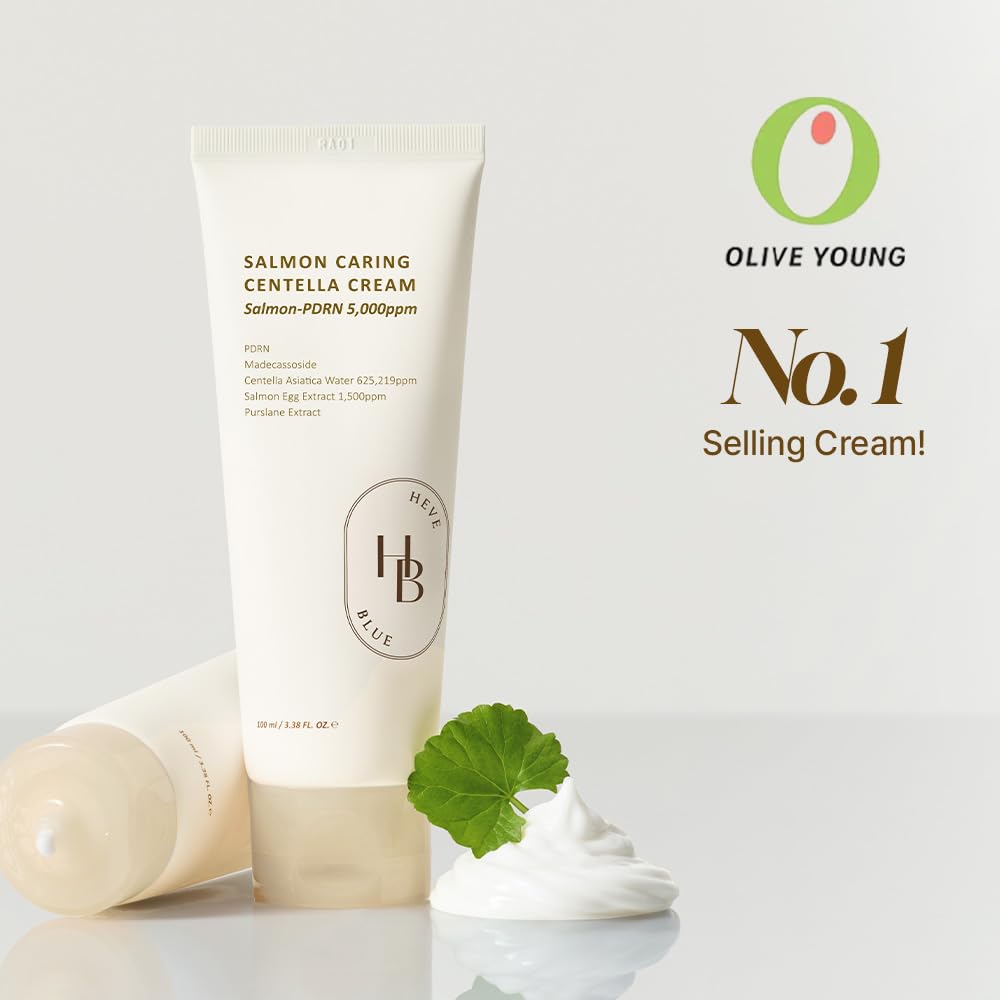 HEVEBLUE Salmon Caring Centella Cream, 100ml (Exp 05/28)