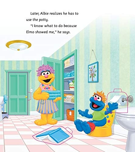 Sesame Street P is for Potty! Board Book