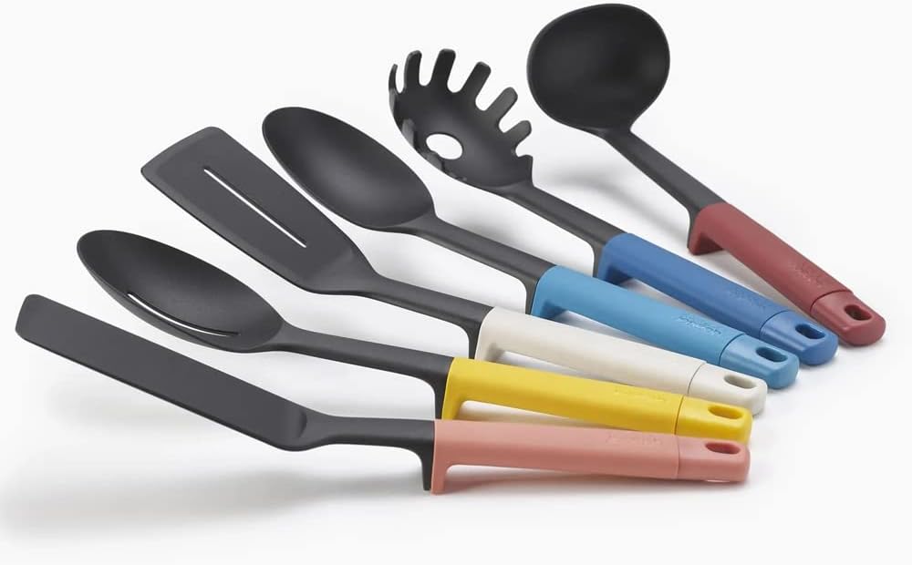 Joseph Joseph Elevate 6-piece Multicolour Utensil Set with Carousel Storage Stand