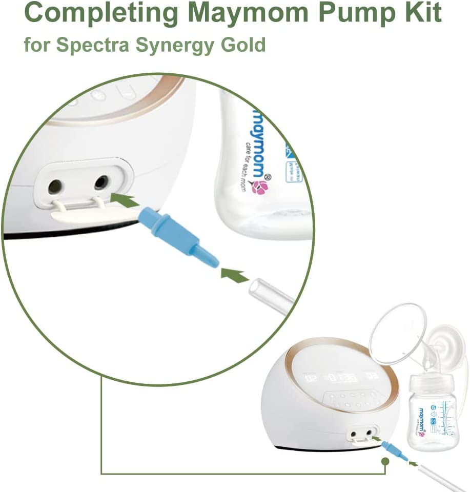 Maymom Tubing Adapters for Spectra Synergy Gold Dual to Adapt to Spectra Tubing, 2pk