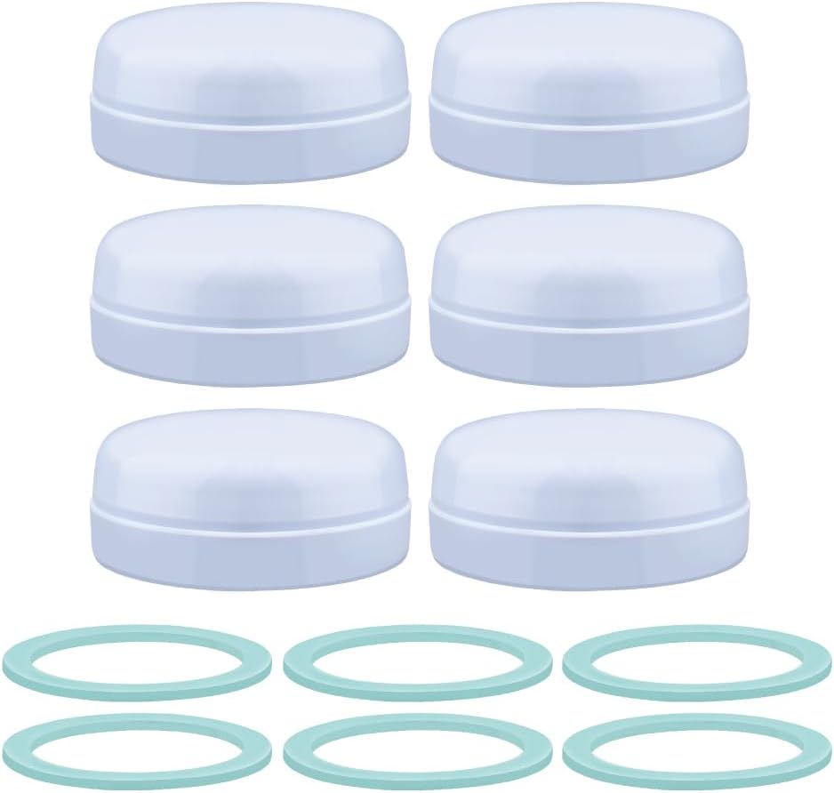 Maymom Storage Lid with Sealing Ring for Avent & Spectra (6pk)