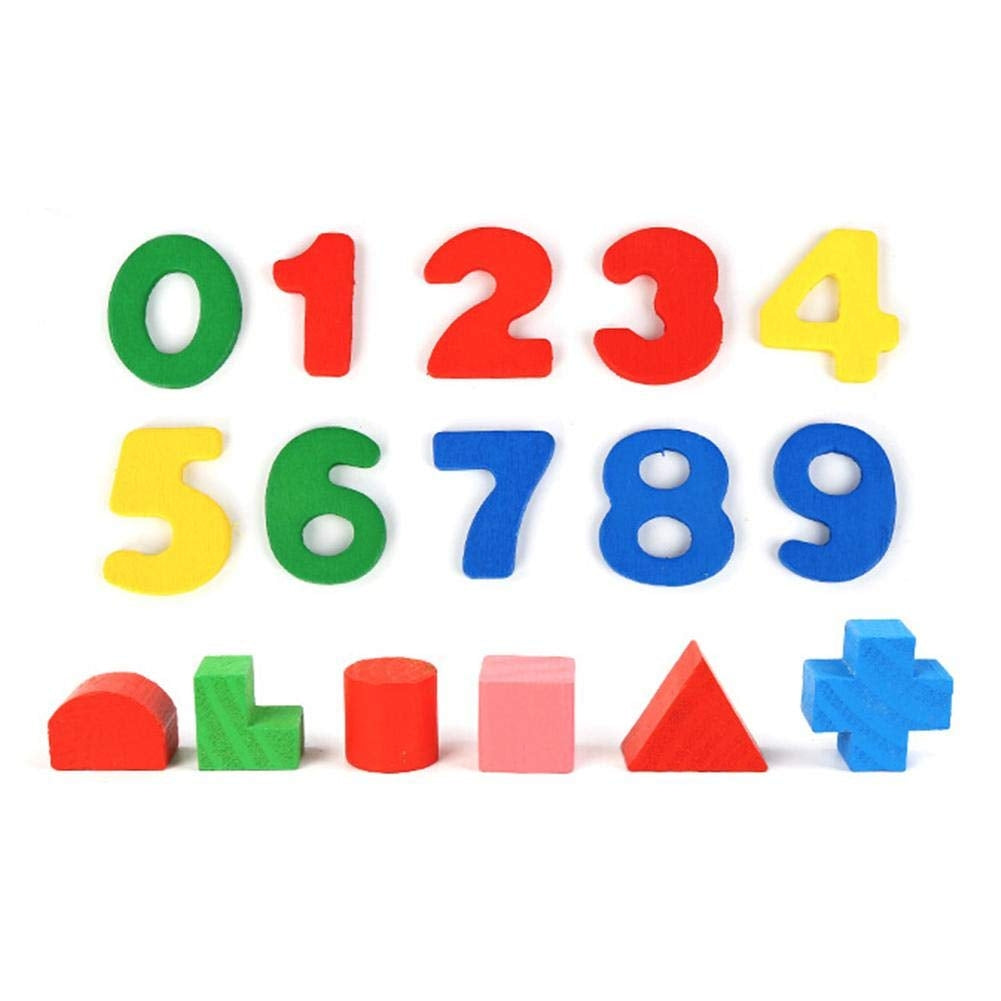 Numbers & Shapes Sorting Wooden Block House