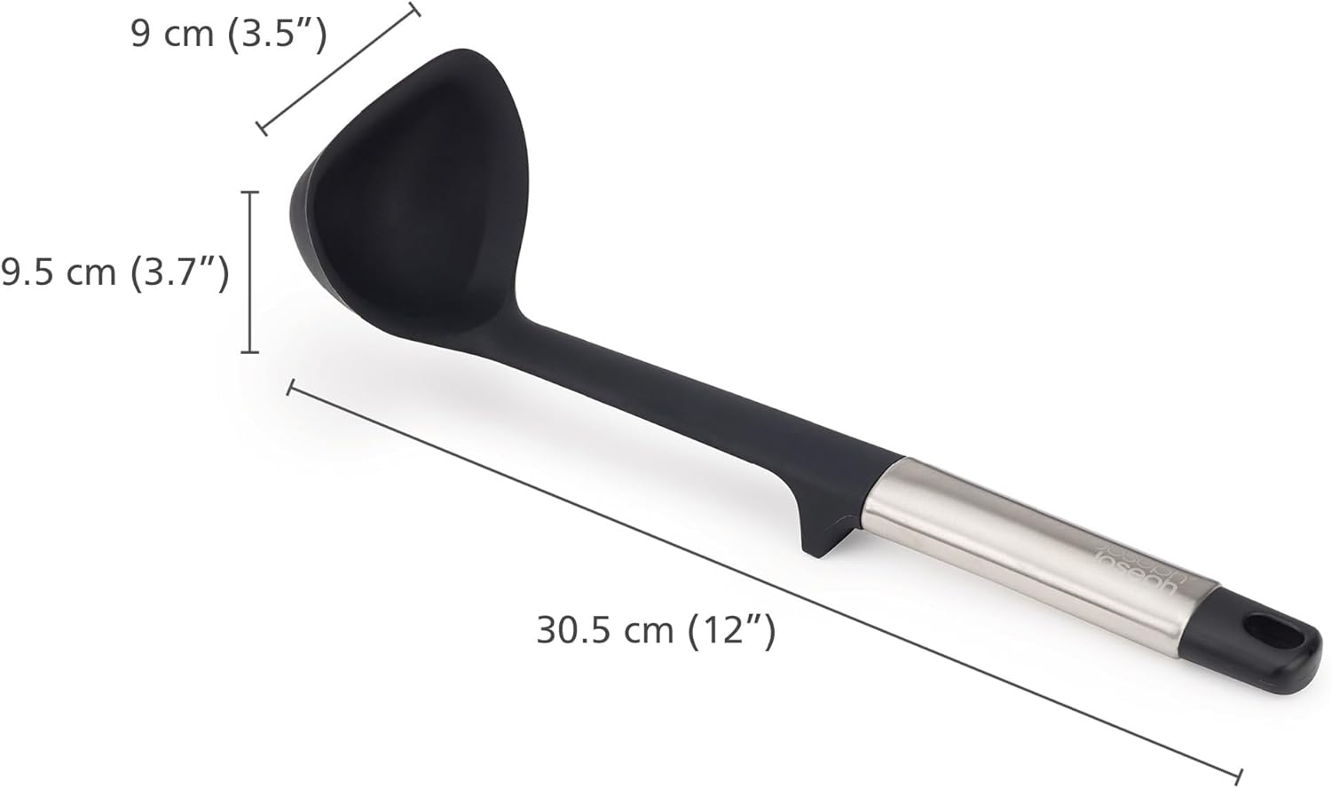 Joseph Joseph Elevate Stainless-Steel Silicone Ladle