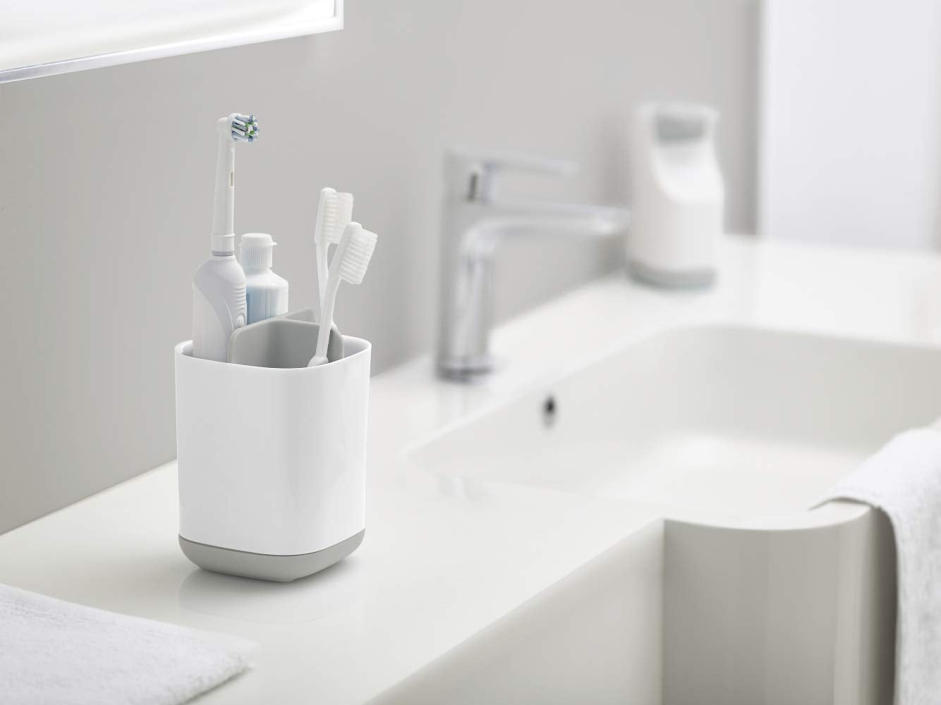 Joseph Joseph EasyStore Toothbrush Caddy (2 Colors) - Pupsik Singapore