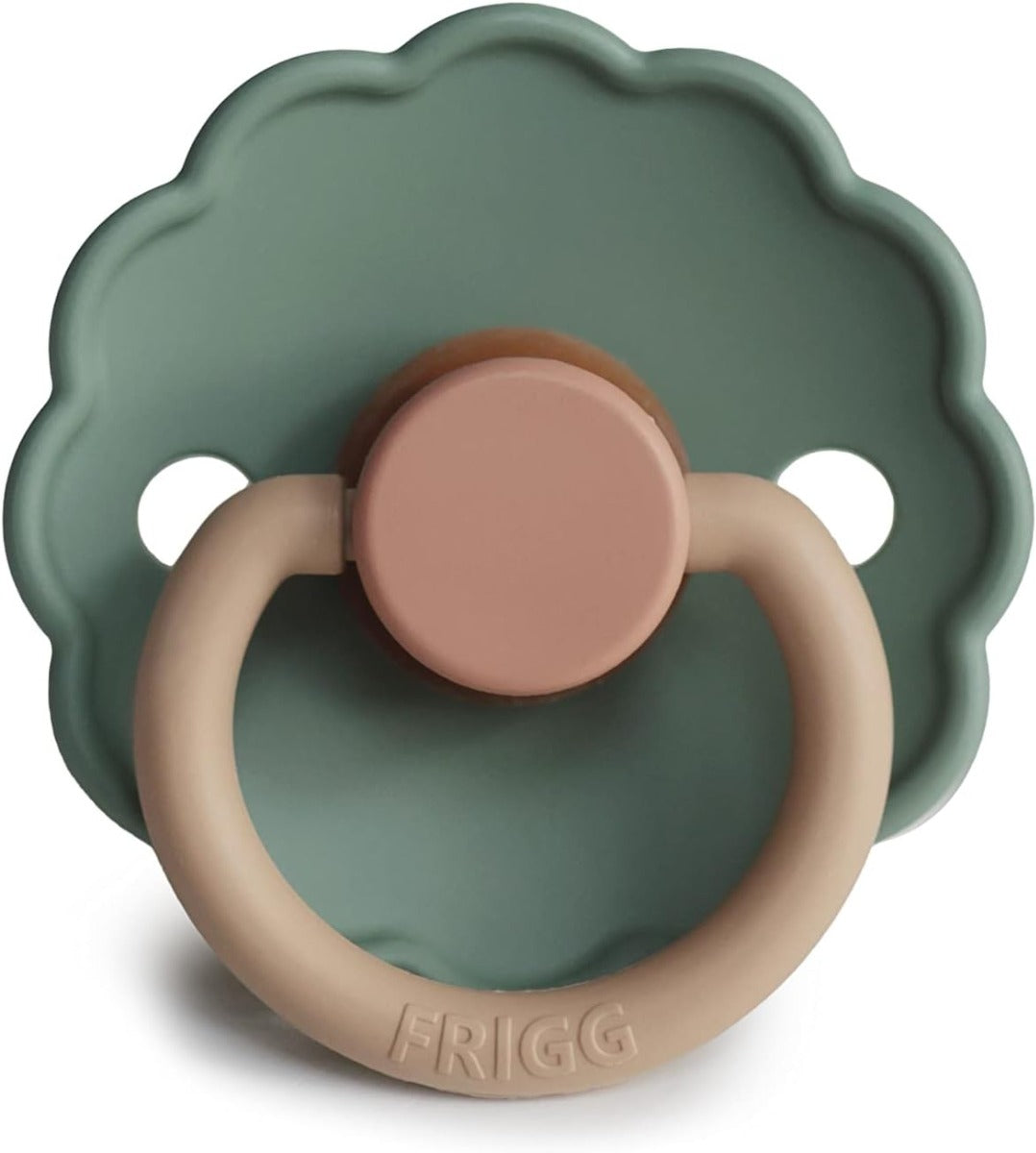 FRIGG Daisy Latex Baby Pacifiers, 1pk – Willow (2 Sizes)