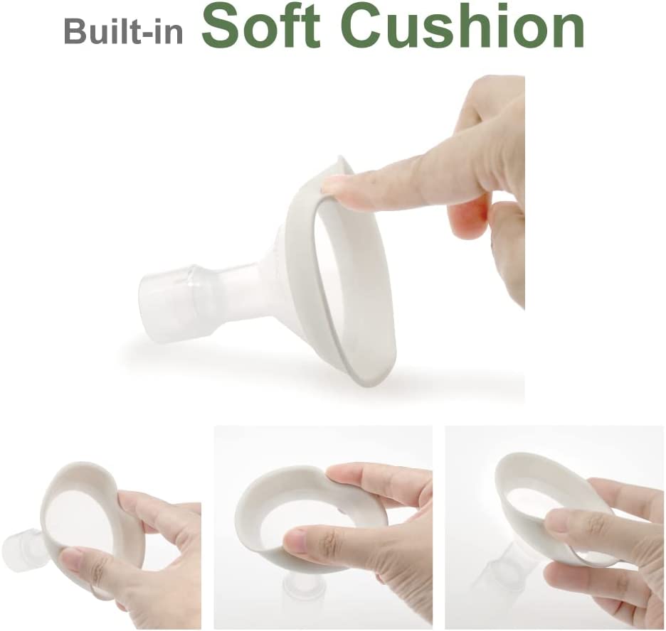 Maymom MyFit Comfy Breast Shield for Medela/Spectra (req. connector), 2pc (4 Sizes, 15-21mm)