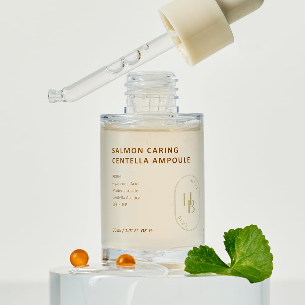 HEVEBLUE Salmon Caring Centella Ampoule, 30ml (Exp 05/28)