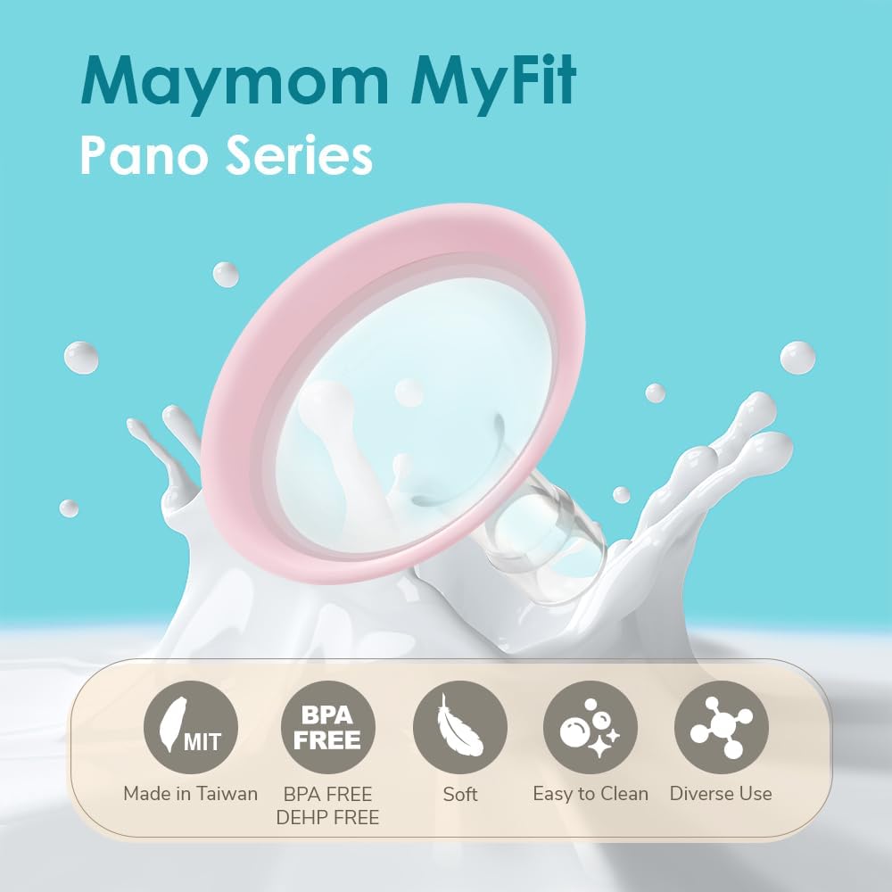 Maymom MyFit Pano Series Breast Shield for Medela, 2pcs (13 Sizes)