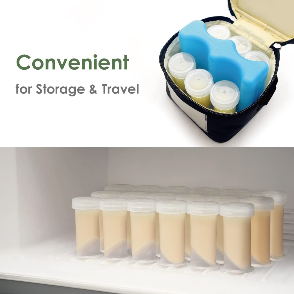 Maymom Colostrum & Milk Storage Container, 1.5oz (4pcs)