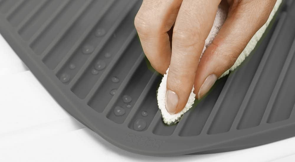 Joseph Joseph Flume Large Dish Draining Mat - Grey