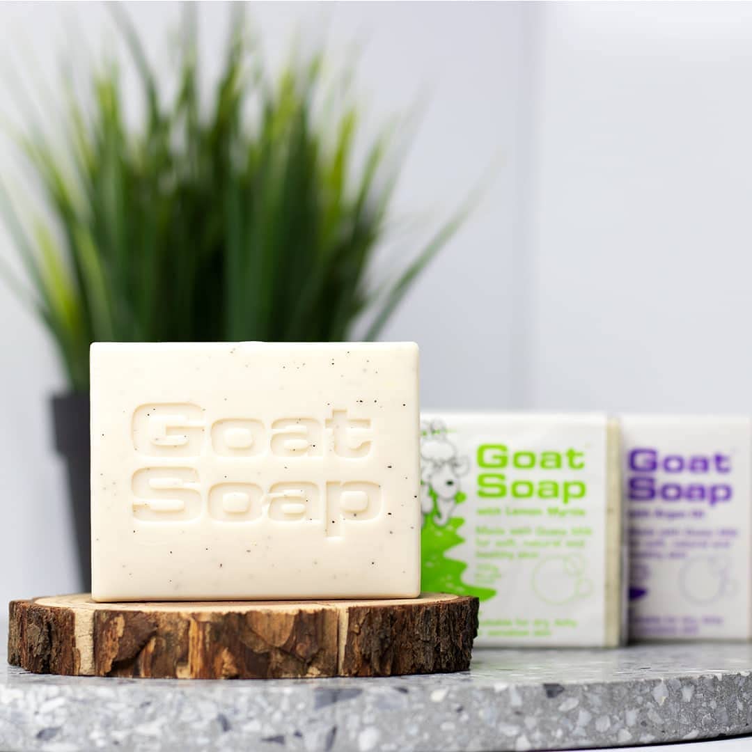 Goat is GOAT Goat Milk Soap with Lemon Myrtle, 100g