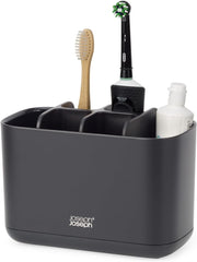 Joseph Joseph EasyStore Matt Large Toothbrush Caddy - Black