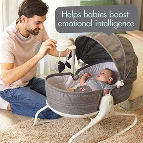Tiny Love 3-in-1 Cozy Tiny Rocker - Heather Grey