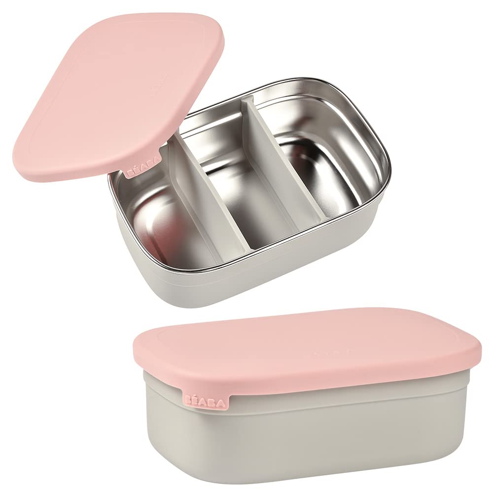 Beaba Stainless Steel Lunch Box (3 Colors) - Pupsik Singapore