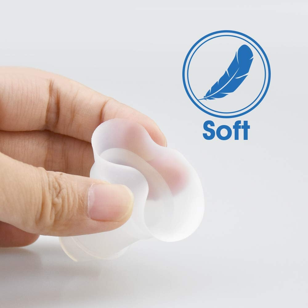 Maymom Silicone Flange Inserts for Medela & Spectra 24mm Breastshield (Long), 2pc (3 Sizes)