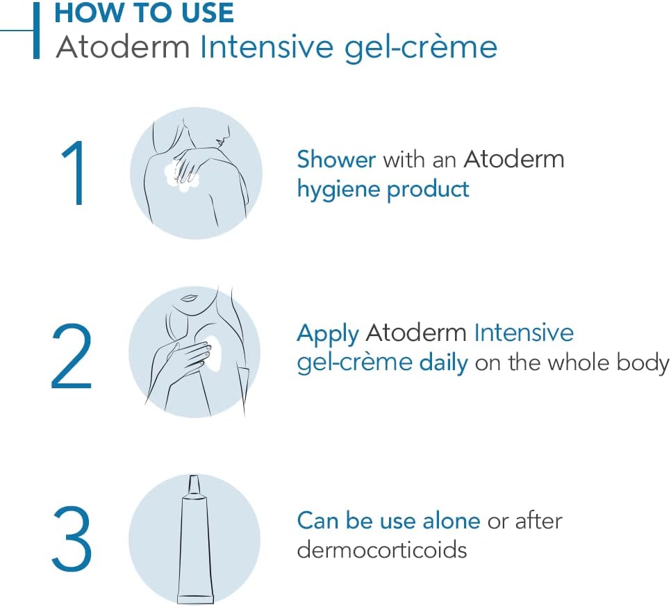 Bioderma Atoderm Intensive Gel Creme, Ultra Soothing Cooling Care 200ml (Exp 06/27)
