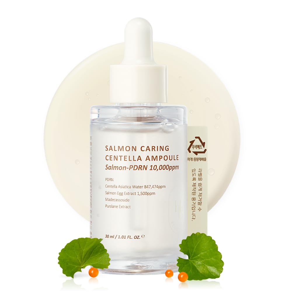 HEVEBLUE Salmon Caring Centella Ampoule, 30ml (Exp 05/28)