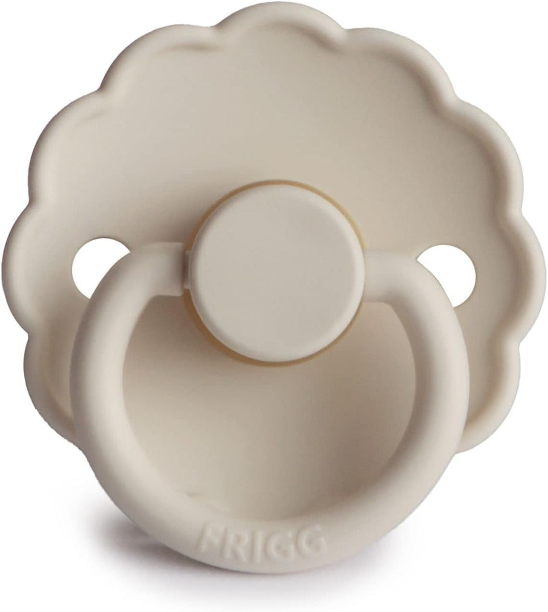 FRIGG Daisy Latex Baby Pacifiers, 1pk – Sandstone (2 Sizes)