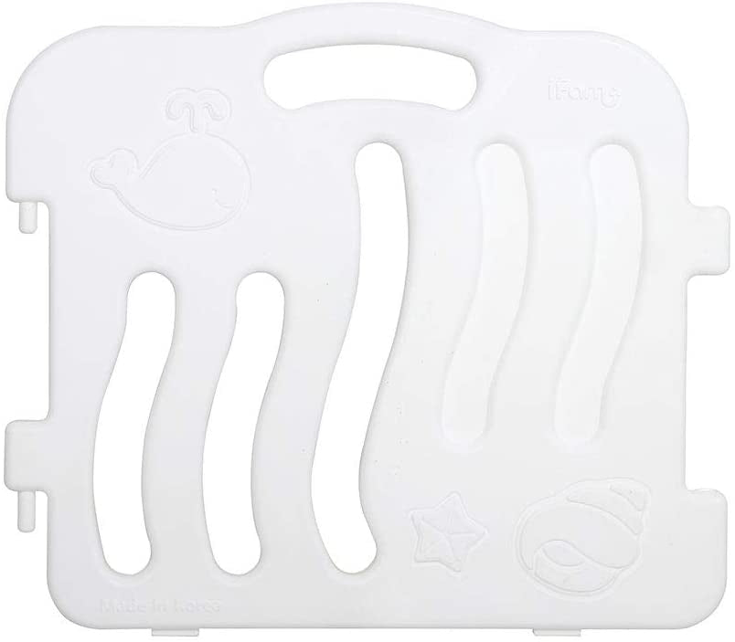 IFAM Shell Baby Play Yard & Door (10pc) - (198 x 133 cm) - Grey/White