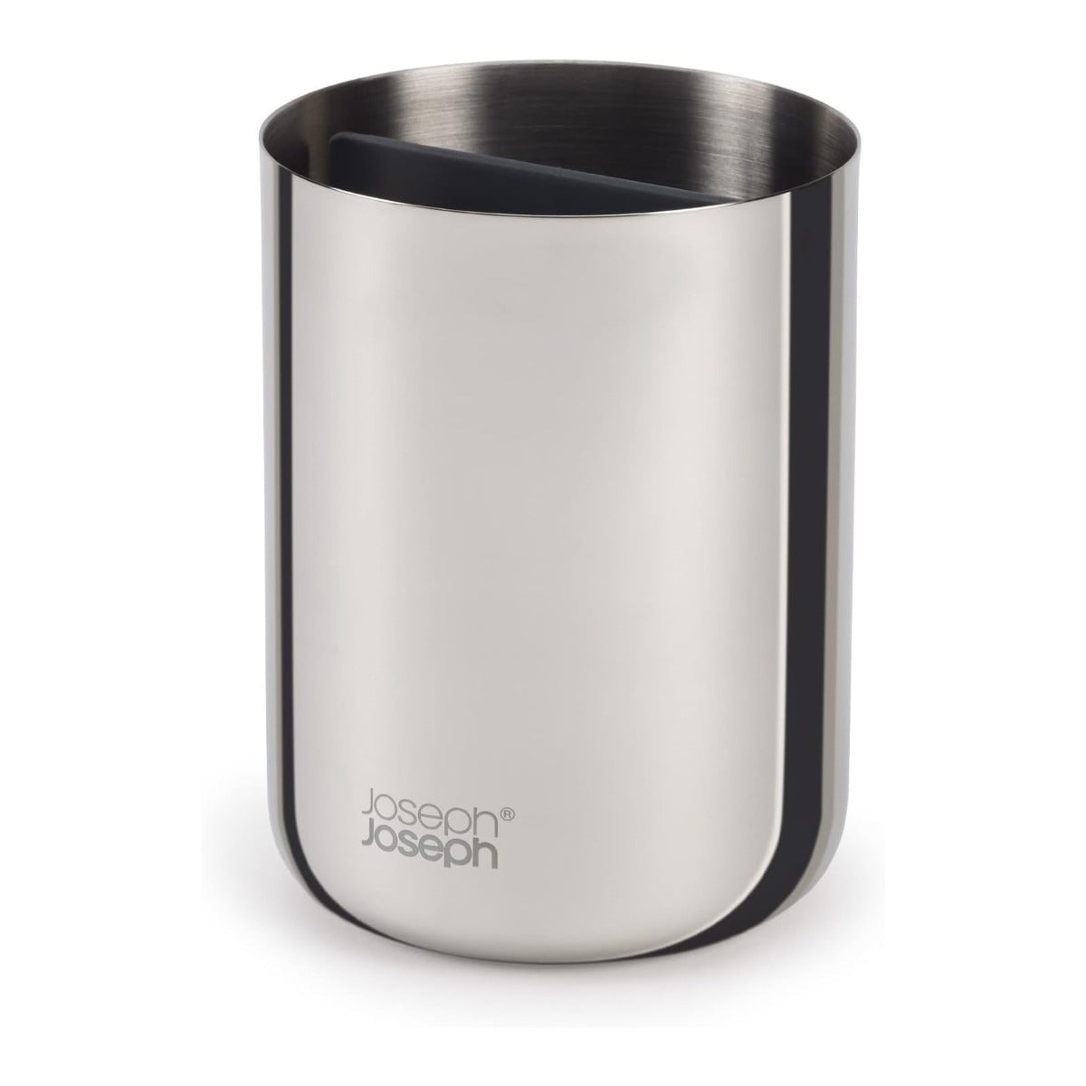 Joseph Joseph EasyStore Luxe Stainless Steel Toothbrush Caddy, Small