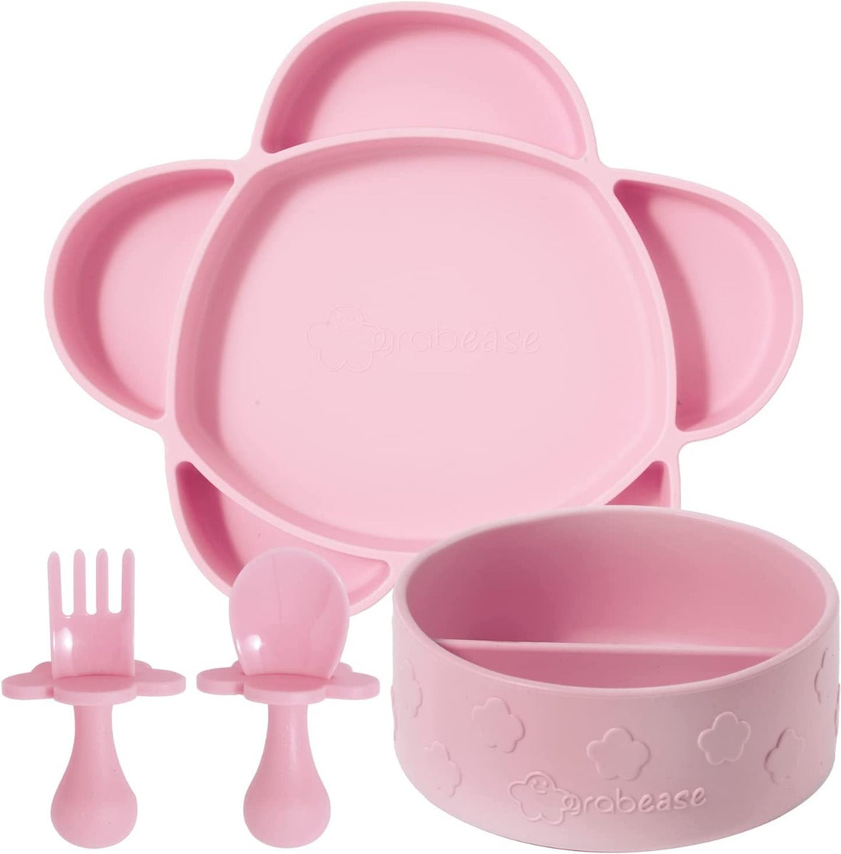 Grabease 4-Piece Self-Feeding Set (5 colors)