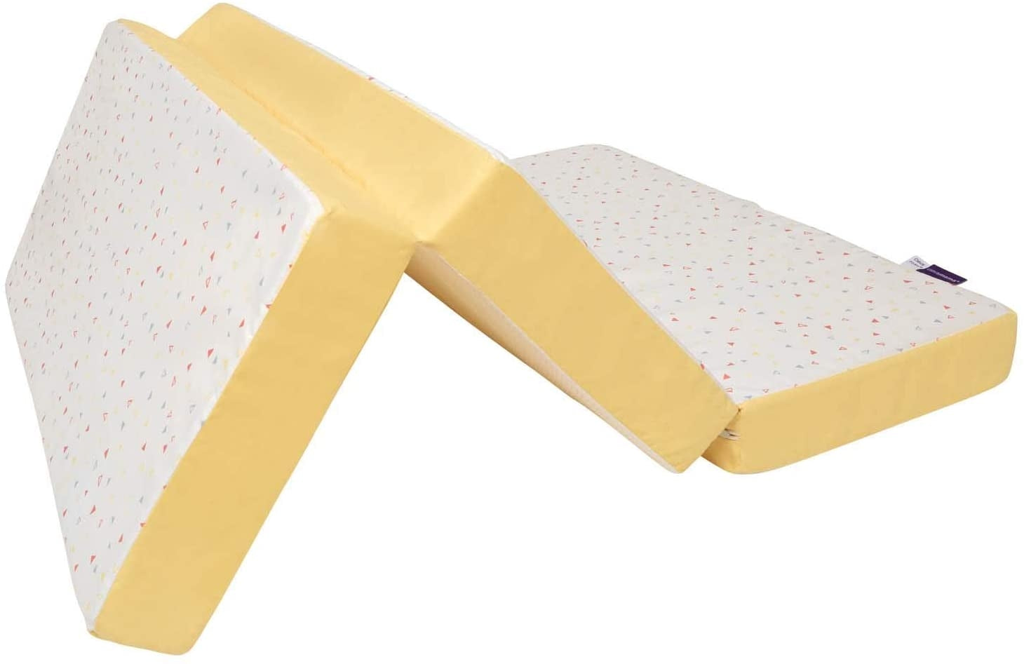 Clevamama ClevaFoam Foldable Travel Cot Baby Mattress - Playful Shapes