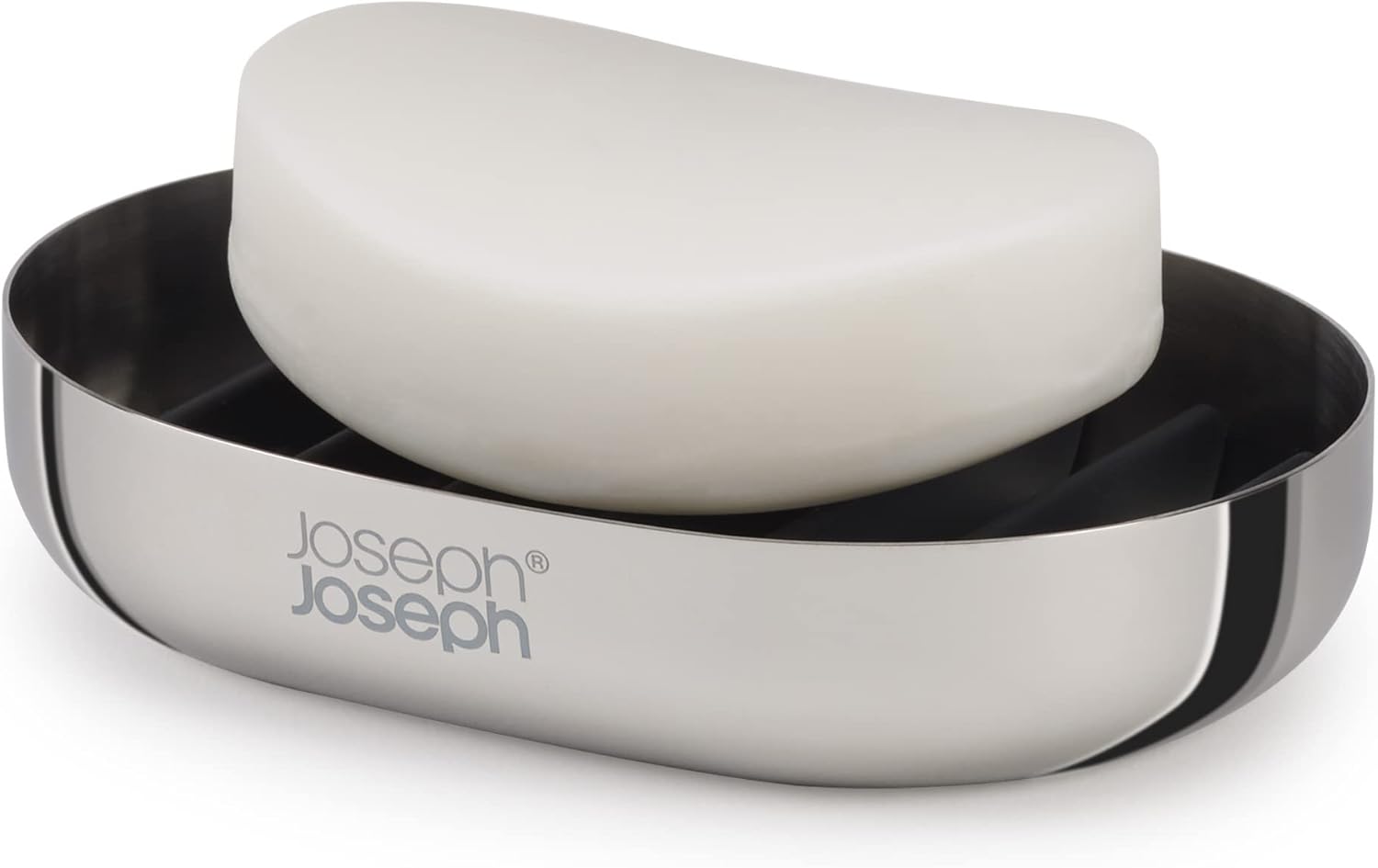 Joseph Joseph EasyStore Luxe Stainless Steel Soap Dish