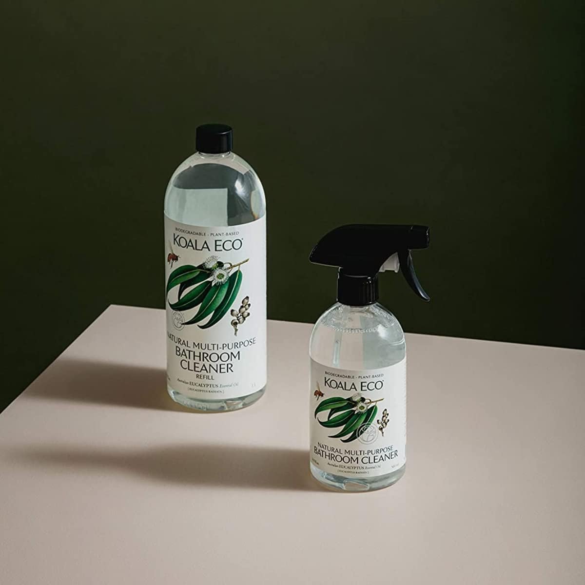 Koala Eco Natural Multi-Purpose Bathroom Cleaner, 500ml - Eucalyptus Essential Oil (Exp 07/27)