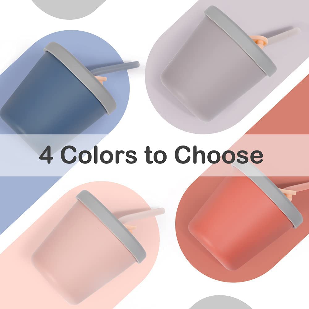 Haakaa Silicone Sippy Straw Cup (4 Colours)