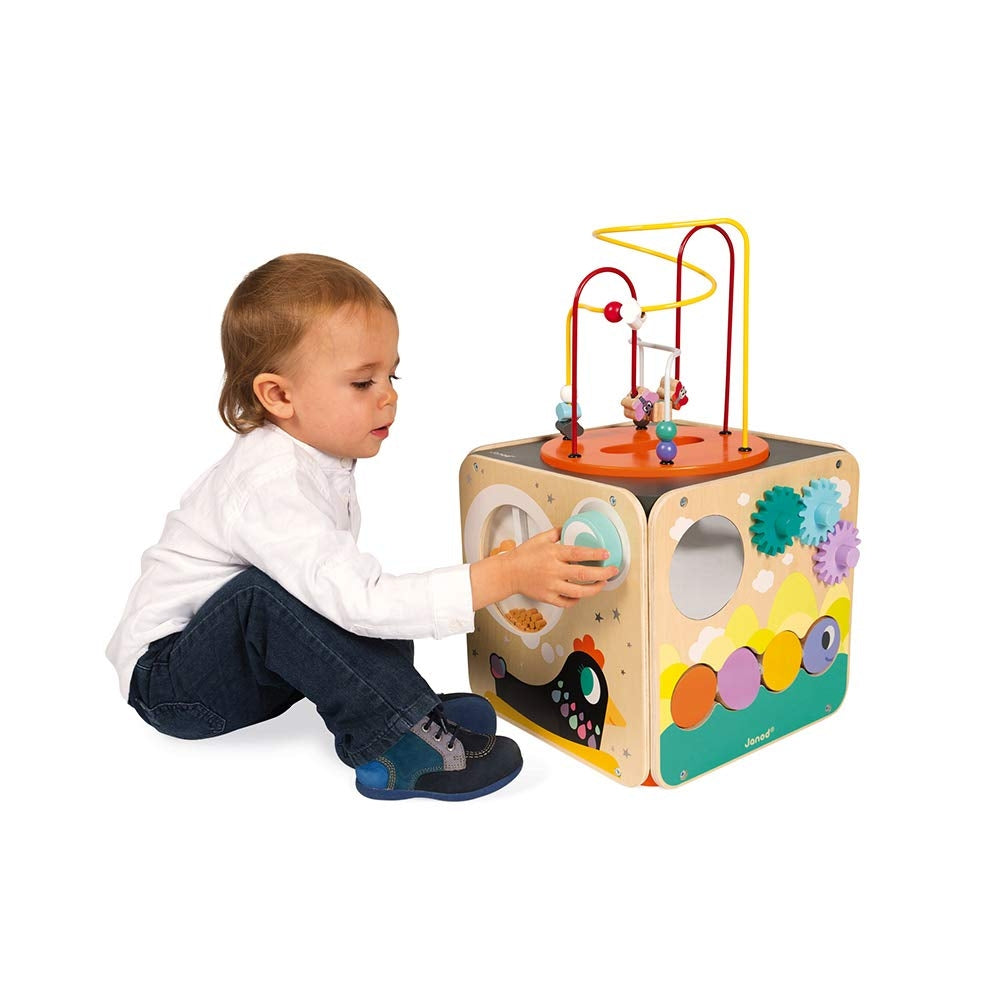 Janod Multi-Activity Looping Cube Toy