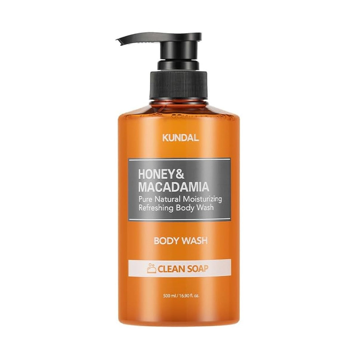 Kundal Honey & Macadamia Pure Body Wash, 500ml - Clean Soap (Exp 05/27)