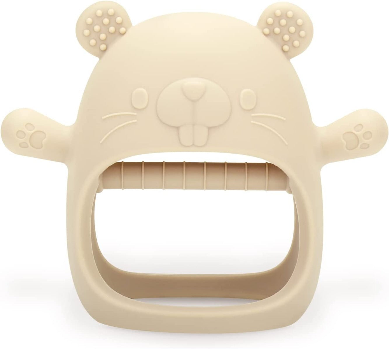 Biomom Silicone Baby Teething Mitten, Groundhog (6 Colours) - Pupsik Singapore