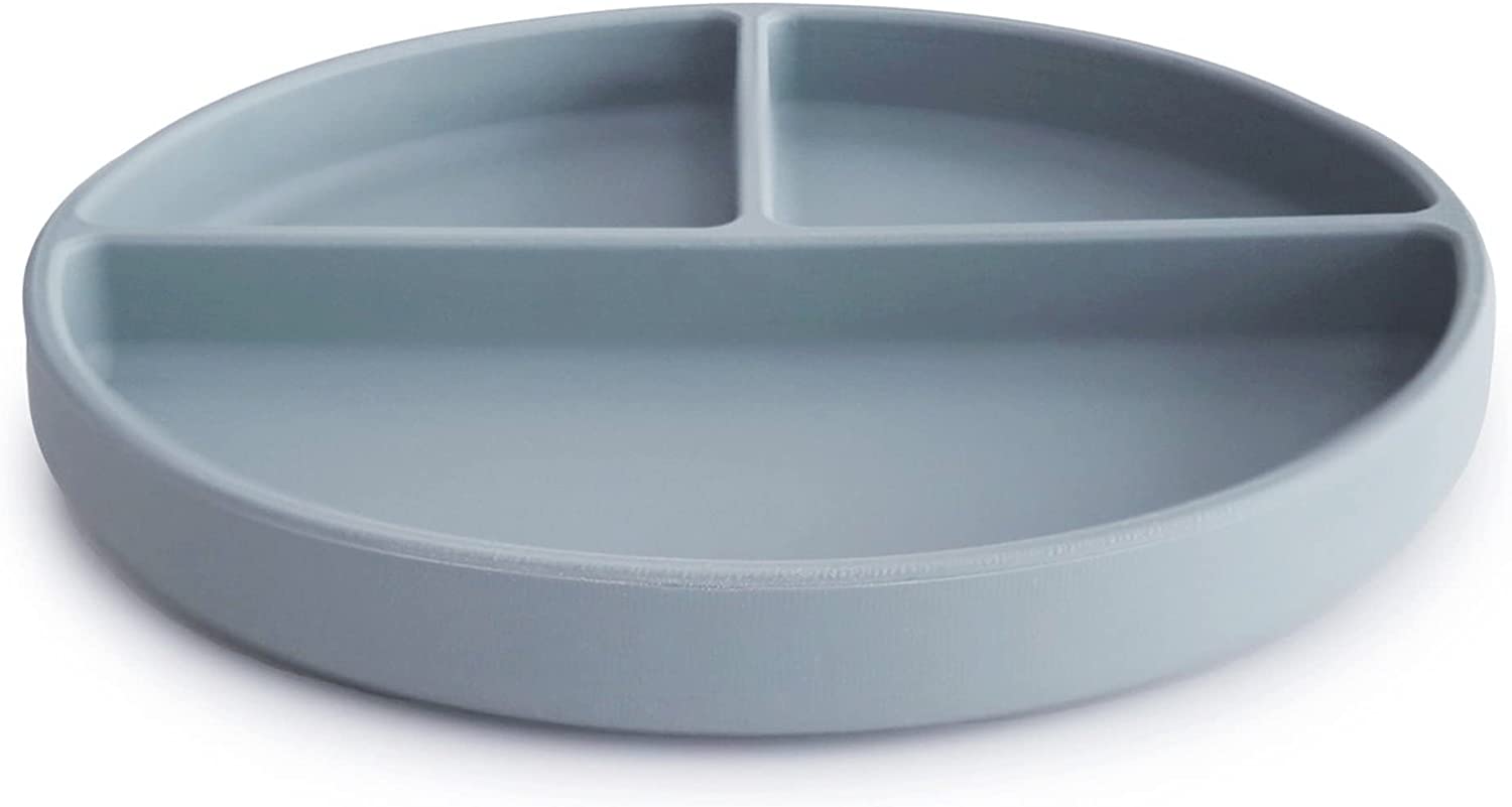 Mushie Silicone Suction Baby Plate (12 Colours) - Pupsik Singapore