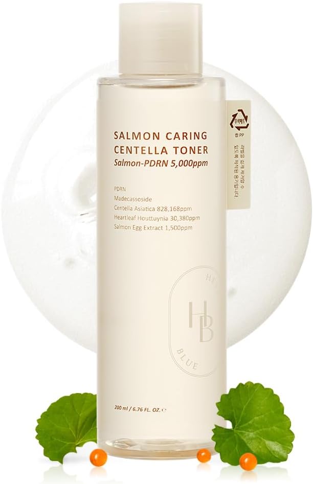 HEVEBLUE Salmon Caring Centella Toner, 200ml (Exp 05/28)