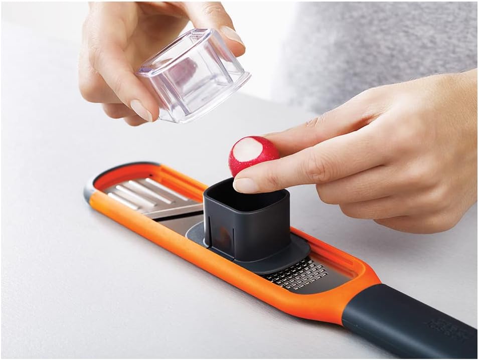 Joseph Joseph Handi-Grate Orange 2-in-1 Mini Grater & Slicer