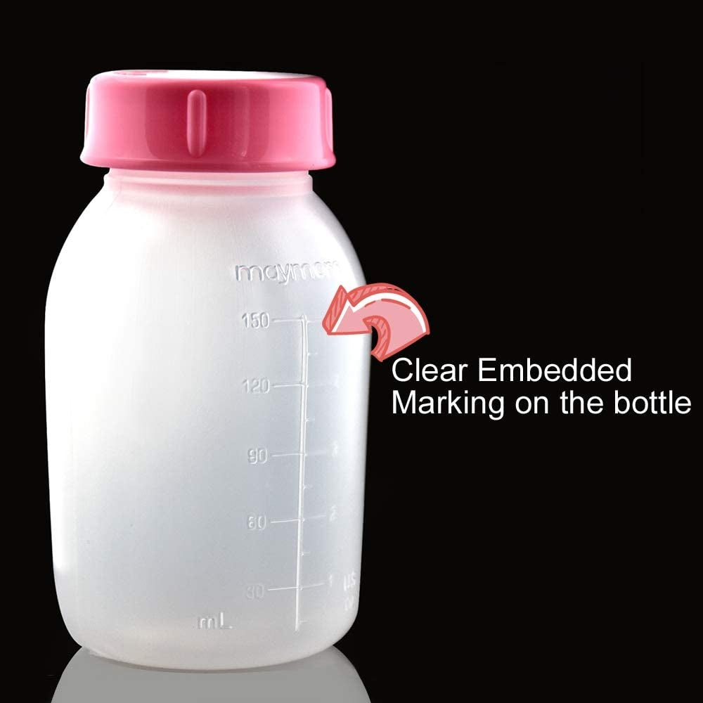 Maymom Milk Storage Bottles for Medela Flex, 150ml (8pc)