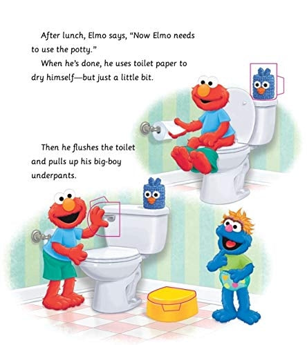 Sesame Street P is for Potty! Board Book